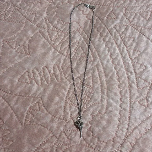 James Avery Sterling Silver Calla Lily Necklace - Picture 2 of 3